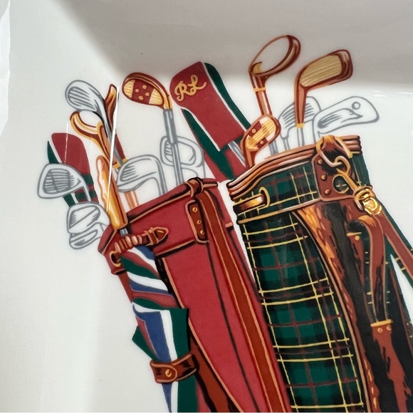 Vintage Ralph Lauren Golf Series square tray by Wedgwood - Picture 6 of 7